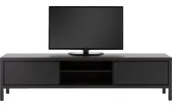 Goossens excellent tv meubel sira line zwart eiken - 8203766-01