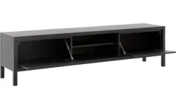 Goossens excellent tv meubel sira line zwart eiken - 8203766-01