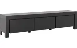 Goossens tv meubel clear zwart eiken - 8203767-01