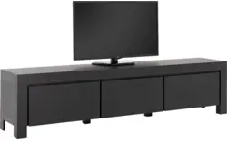 Goossens tv meubel clear zwart eiken - 8203767-01