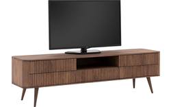 Goossens tv meubel seppe donker bruin eiken - 8203768-01