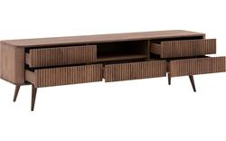 Goossens tv meubel seppe donker bruin eiken - 8203768-01
