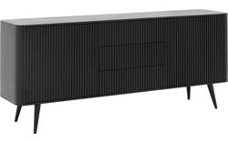 Goossens dressoir seppe zwart eiken - 8203770-01