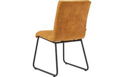 Goossens eetkamerstoel dax geel stof - 8203777-03