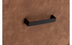 Goossens eetkamerstoel leen bruin microvezel - 8203896-01