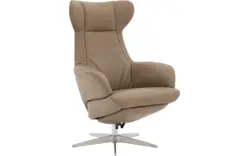 Goossens excellent relaxstoel avec bruin leer - 8203913-01