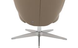 Goossens excellent relaxstoel avec bruin leer - 8203913-01