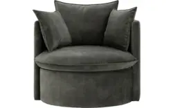 Goossens fauteuil bonne groen stof - 8204034-B-02
