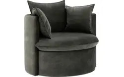 Goossens fauteuil bonne groen stof - 8204034-B-02