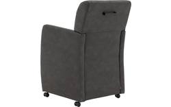 Goossens eetkamerstoel alex grijs micro leer - 8204049-03