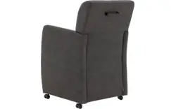 Goossens eetkamerstoel alex grijs micro leer - 8204049-02