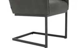 Goossens excellent eetkamerstoel tom groen leer - 8204079-01