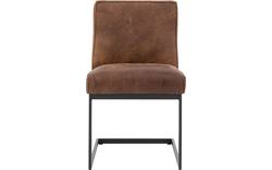 Goossens excellent eetkamerstoel tom bruin leer - 8204082-01