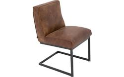 Goossens excellent eetkamerstoel tom bruin leer - 8204082-01