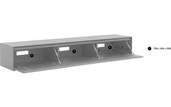 Goossens excellent tv meubel vic donker bruin eiken - 8110296