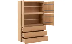 Goossens excellent opbergkast vic blank eiken - 8204325-01