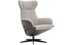 Goossens excellent relaxstoel avec zwart leer - 8204585-01