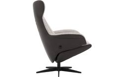 Goossens excellent relaxstoel avec zwart leer - 8204585-01