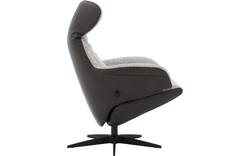 Goossens excellent relaxstoel avec zwart leer - 8204585-01