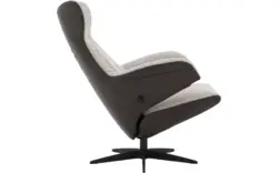 Goossens excellent relaxstoel avec zwart leer - 8204585-01