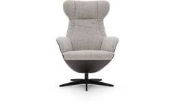 Goossens excellent relaxstoel avec zwart leer - 8204585-01