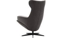 Goossens excellent relaxstoel avec zwart leer - 8204585-01