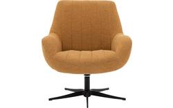 Goossens draaifauteuil kamille geel stof - 8204610-A-01