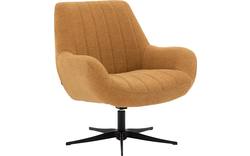 Goossens draaifauteuil kamille geel stof - 8204610-A-02