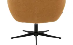 Goossens draaifauteuil kamille geel stof - 8204610-A-02