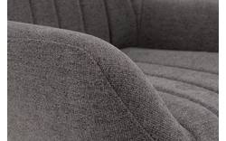 Goossens draaifauteuil kamille grijs stof - 8204611-A-02