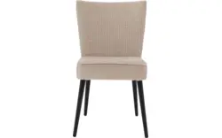 Goossens eetkamerstoel rob beige stof - 8204697-01