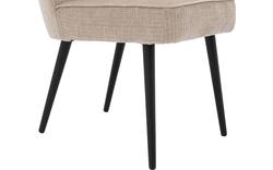 Goossens eetkamerstoel rob beige stof - 8204697-01