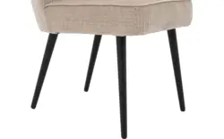 Goossens eetkamerstoel rob beige stof - 8204697-01