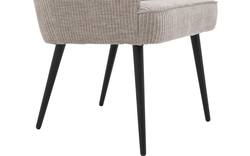 Goossens eetkamerstoel rob grijs stof - 8204698-01