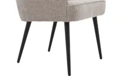 Goossens eetkamerstoel rob grijs stof - 8204698-01