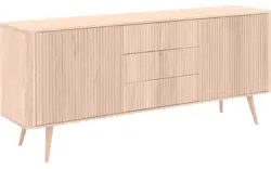 Goossens dressoir seppe wit eiken - 8204743-01