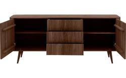 Goossens dressoir seppe donker bruin eiken - 8204744-01