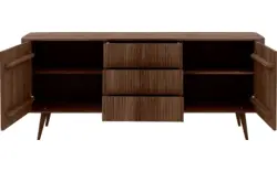 Goossens dressoir seppe donker bruin eiken - 8204744-01