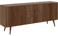 Goossens dressoir seppe donker bruin eiken - 8204744-01