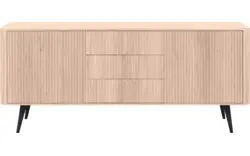 Goossens dressoir seppe wit eiken - 8204748-01