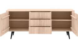 Goossens dressoir seppe wit eiken - 8204748-01
