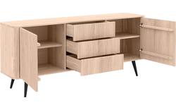 Goossens dressoir seppe wit eiken - 8204748-01