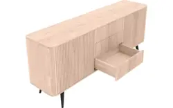 Goossens dressoir seppe wit eiken - 8204748-01