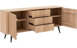 Goossens dressoir seppe wit eiken - 8204749-01
