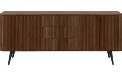 Goossens dressoir seppe donker bruin eiken - 8204750-01
