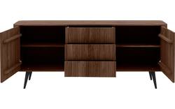 Goossens dressoir seppe donker bruin eiken - 8204750-01