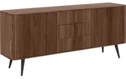 Goossens dressoir seppe donker bruin eiken - 8204750-01