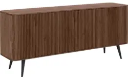 Goossens dressoir seppe donker bruin eiken - 8204753-01