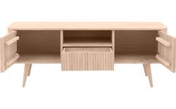 Goossens tv meubel seppe wit eiken - 8204754-01