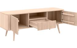 Goossens tv meubel seppe wit eiken - 8204754-01